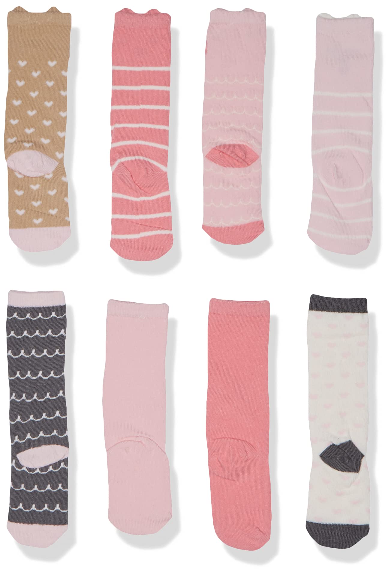 Hudson Baby Baby Girls Cotton Rich Knee-High Casual Socks, Forest Girl, 6-12 Months Us