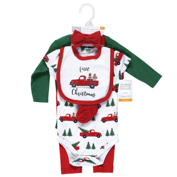Hudson Baby Baby Girls Hudson Unisex Cotton Layette Set, Christmas Gift, 9-12 Months And Toddler T Shirt Set, Christmas Gift, Mo