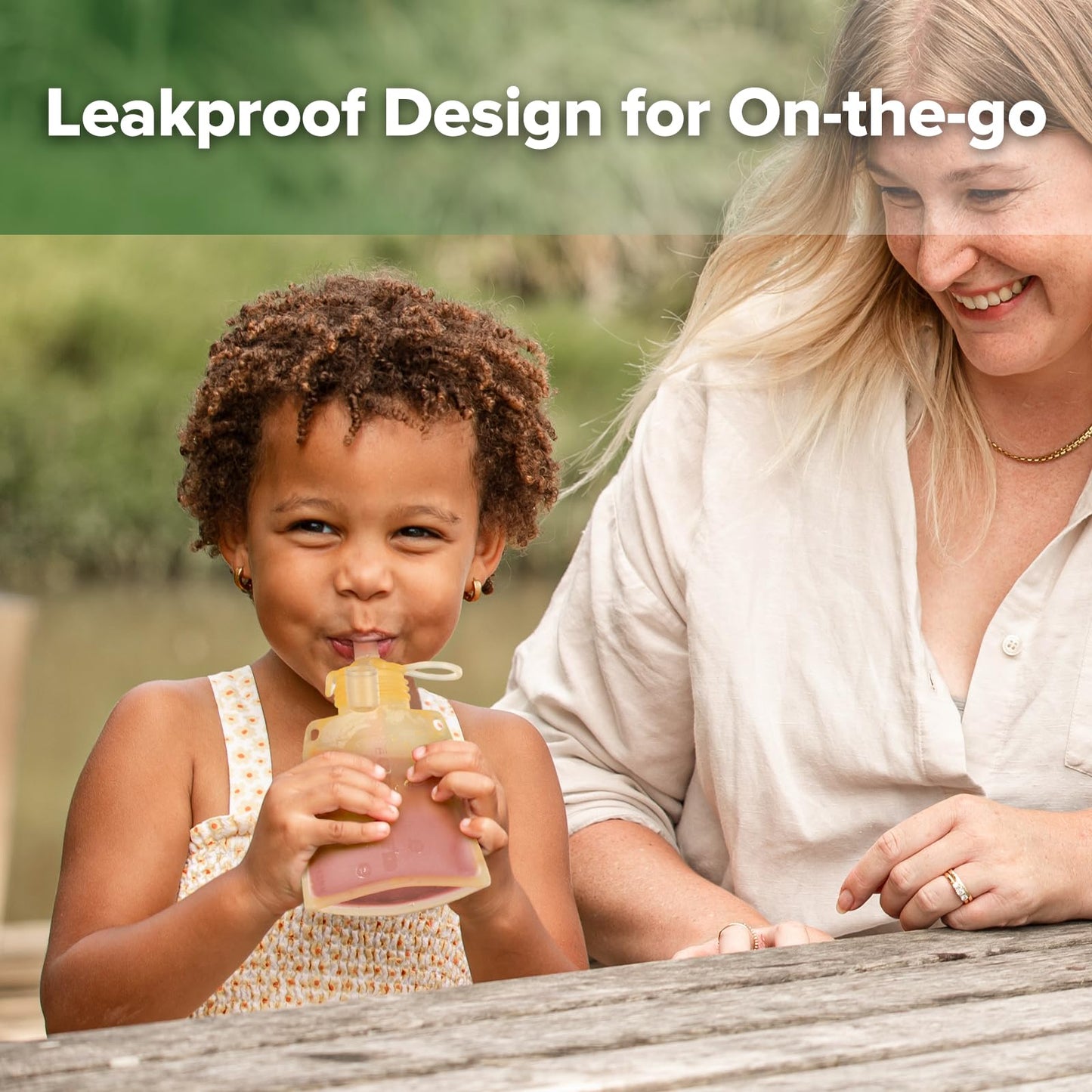 Haakaa Pouch Reusable Baby Food Pouch, Reusable Pouches For Toddlers Kids Squeezable Pouch, Washable Freezer - Make Homemade Org