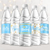 Teling 80 Pieces Baby Shower Water Bottle Labels Waterproof Water Bottle Stickers Wrappers Labels For Baby Shower Party Decorati