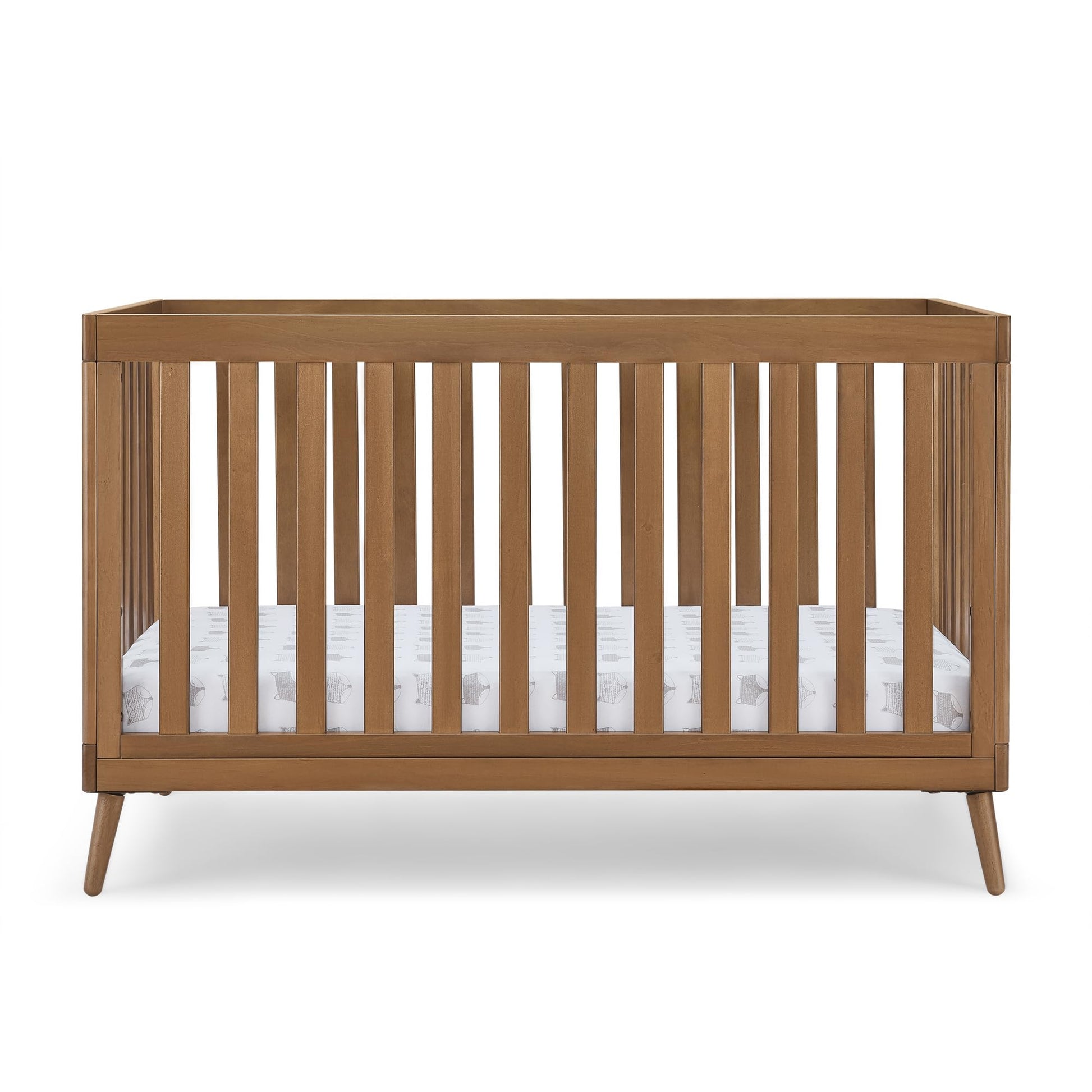 Delta Children Essex 4-In-1 Convertible Crib - Greenguard Gold Certified, Chestnut
