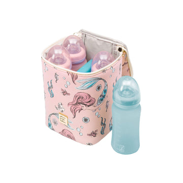 Petunia Pickle Bottom Baby Cooler Bag | Perfect For Baby Bottles And Snacks | Insulated & Reusable Bottle Cooler And Baby Holder