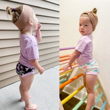 Big Elephant Baby Girls Training Underwear, Toddler Cotton Potty Training Pants Soft Absorbent, 7-8Y