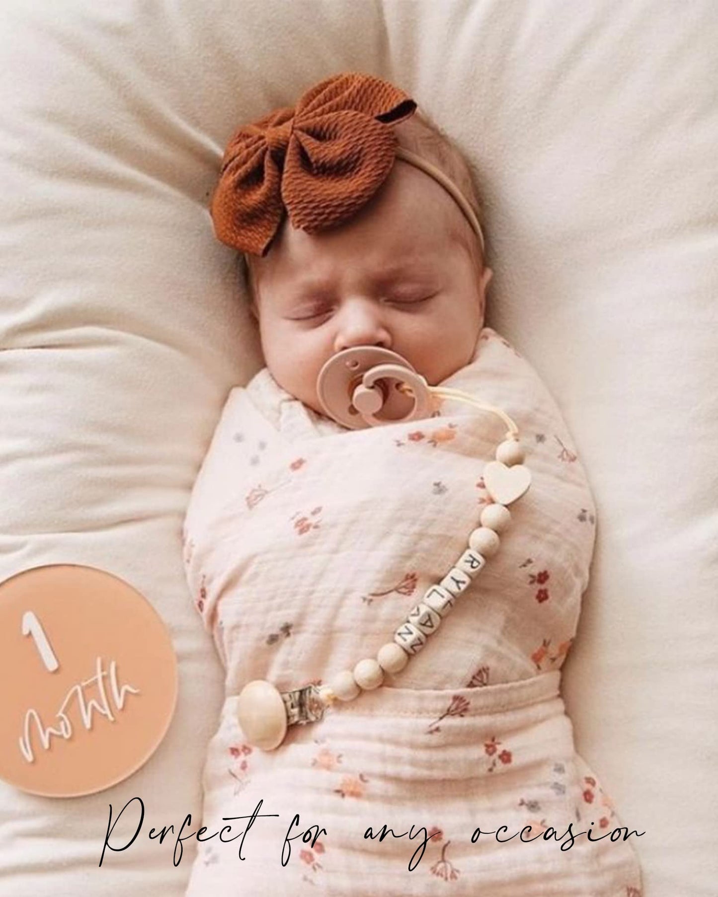 Jollybows 30Pcs Baby Girls Hair Bows Headband Nylon Hair Band Elastic Hair Accessories For Kids Infants Toddlers