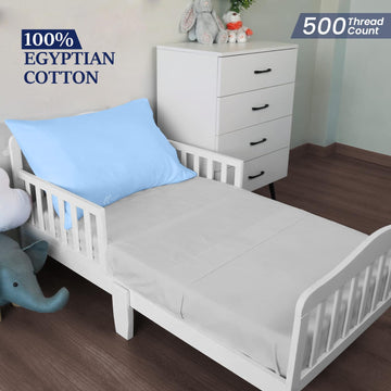 Toddler Travel Mini Pillowcase 14 X 20 Zipper Set Of 2 Small Pillow Cases For Travel Pillows 500 Thread Count 100% Soft Egyptian