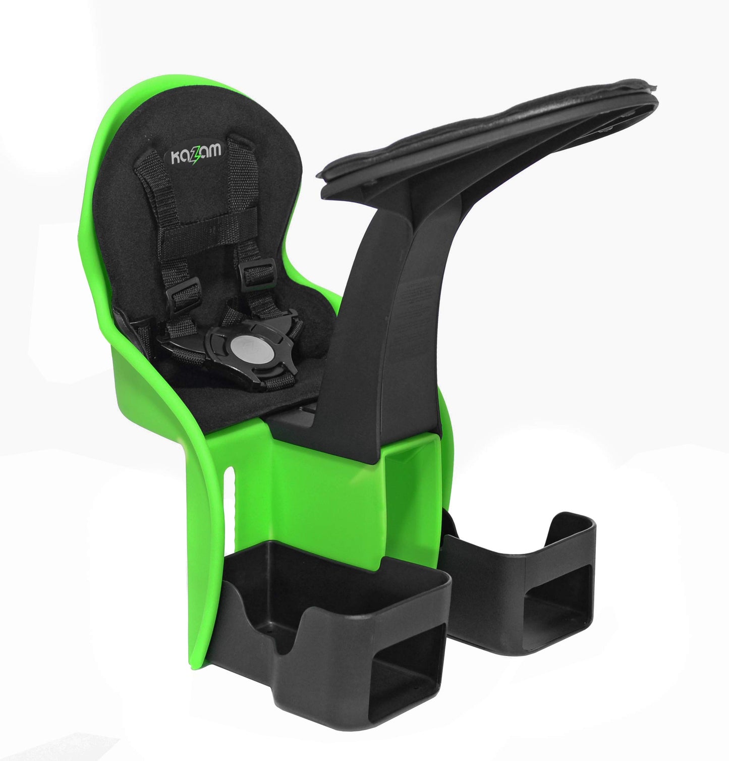 Kazam Kangaroo Classic Front Mount Bicycle Child Seat, Green, Universal