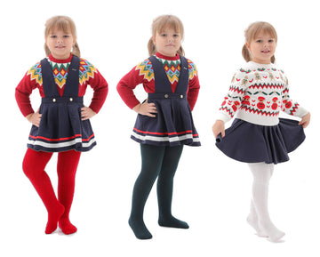 Epeius Baby Tights Newborn Girl Seamless Cable Knit Leggings Thick Cotton Stockings Footed Pants Pantyhose 0-3 Months 3 Pair Pac