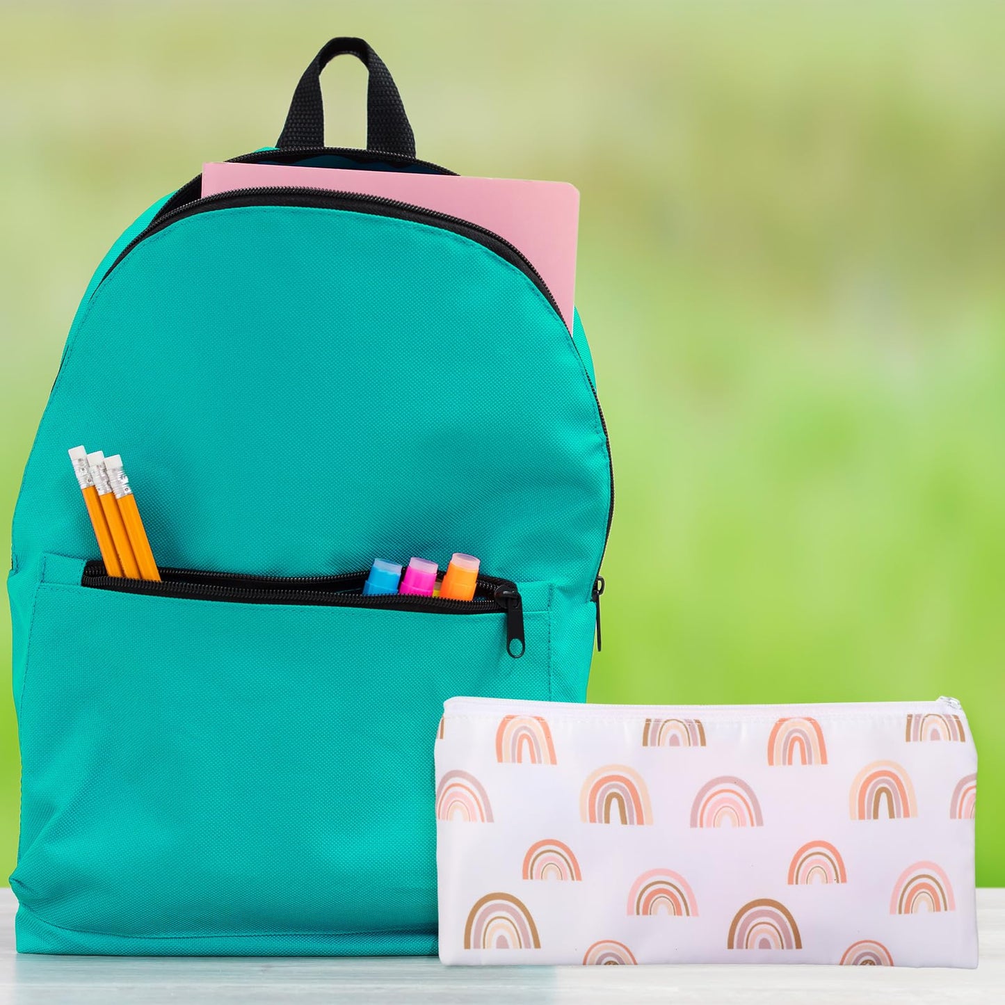 Paterr 4 Pcs Sandwich Bag Reusable Zipper Snack Bags Washable Food Safe Lunch Bags For Kids Students Adults Food (Rainbow)