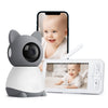 Yeluor 2K Baby Monitor, Baby Monitor With Camera And Audio, 5' Color Display, Infrared Night Vision, 2-Way Talk, Temperature &