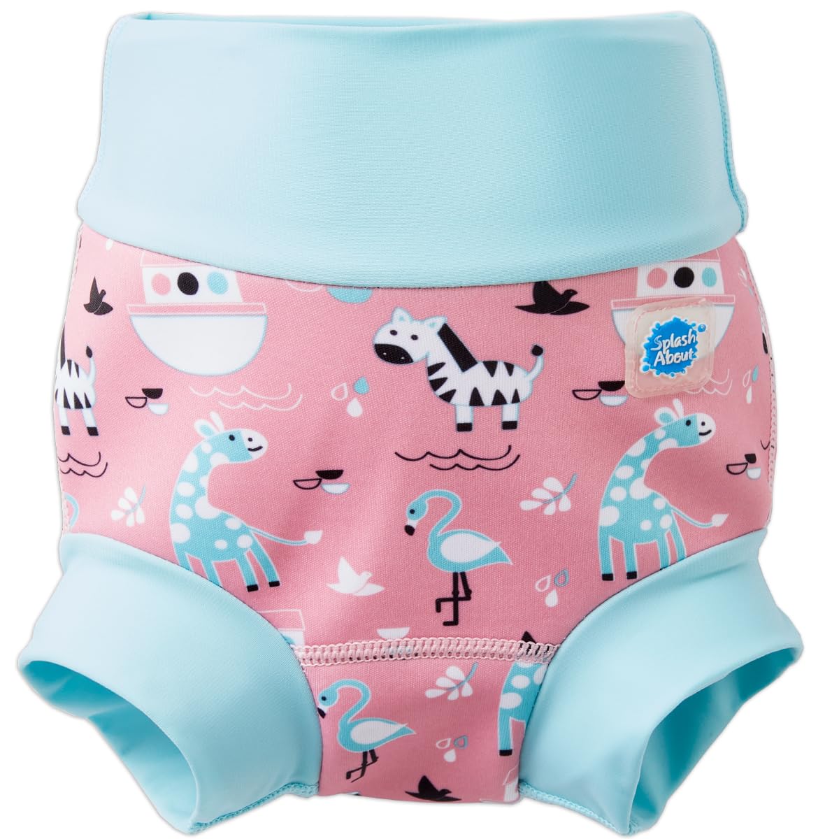 Splash About Happy Nappy Reusable Swim Diaper, Ninas Ark, 6-12 Months