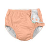 I Play Girls Reusable Absorbent Baby Swim Diapers Coral 3T