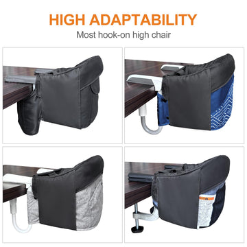Mtwml Cover Compatible For Inglesina Fast Table Chair,Washable Liner For Most Hook On High Chair,Versatile Clip On High Chair Ac