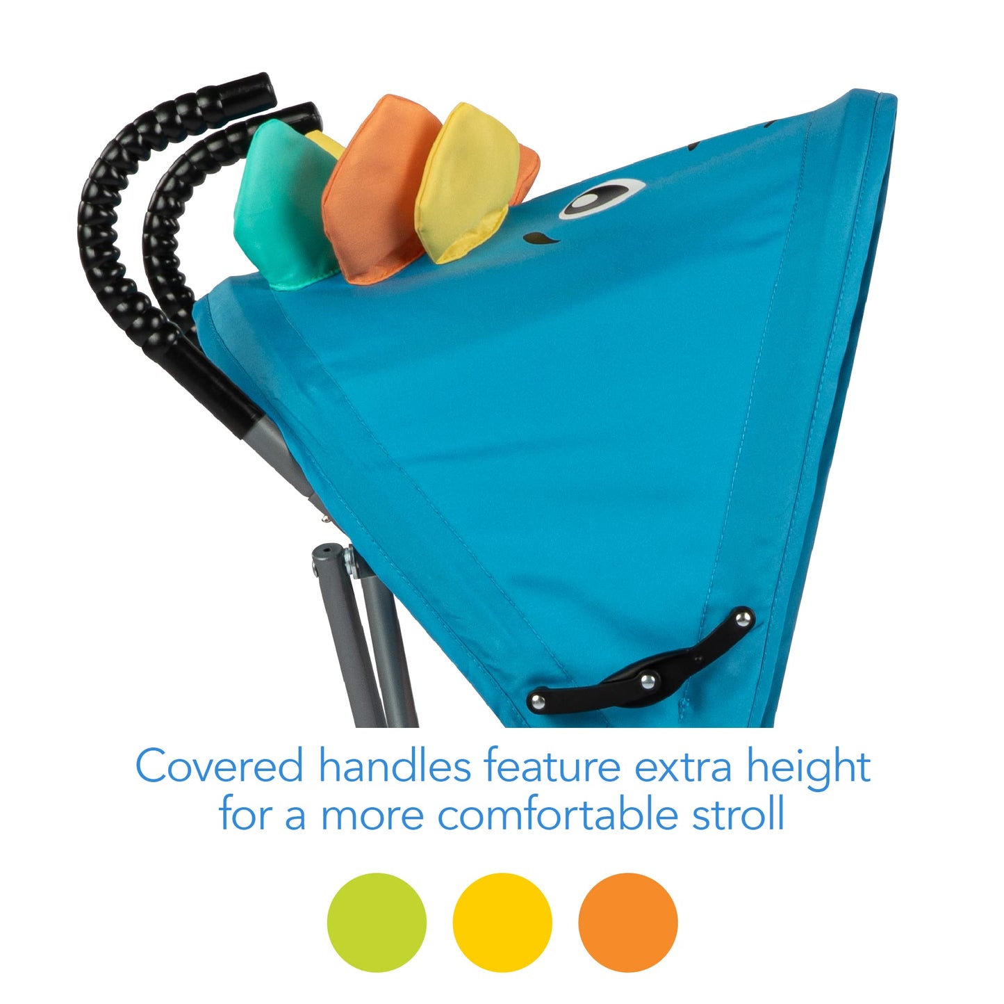 Cosco Character Umbrella Stroller, Easy To Store Anywhere With Its Compact Umbrella Fold, Stewie Stegosaurus