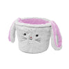 Pti Group Easter Bunny Plush Basket - Pink