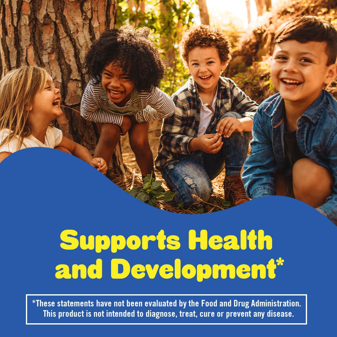 L'Il Critters Gummy Vites Daily Kids Gummy Multivitamins Assorted Fruit Flavors For Ages 2+ Toddlers & Kids, Gummy Vitamin With