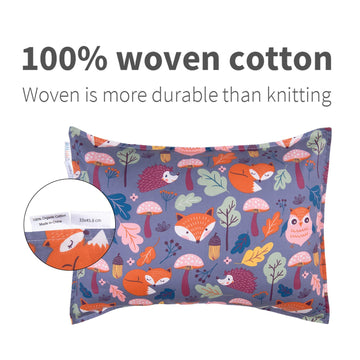 Alvababy Toddler Pillowcases Fits 13 X 18,12X 16 Kids Pillow Cover Cotton Baby 2Pcs Envelope Kids Pillowcases For Boys Girls Sle