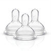 Medela Medium Flow Wide Base Nipple For 4-12 Months (Pack Of 3)
