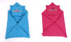 CTMKIDS Baby Wrap with Cap for Kids 74x74 cm Blue & Magenta