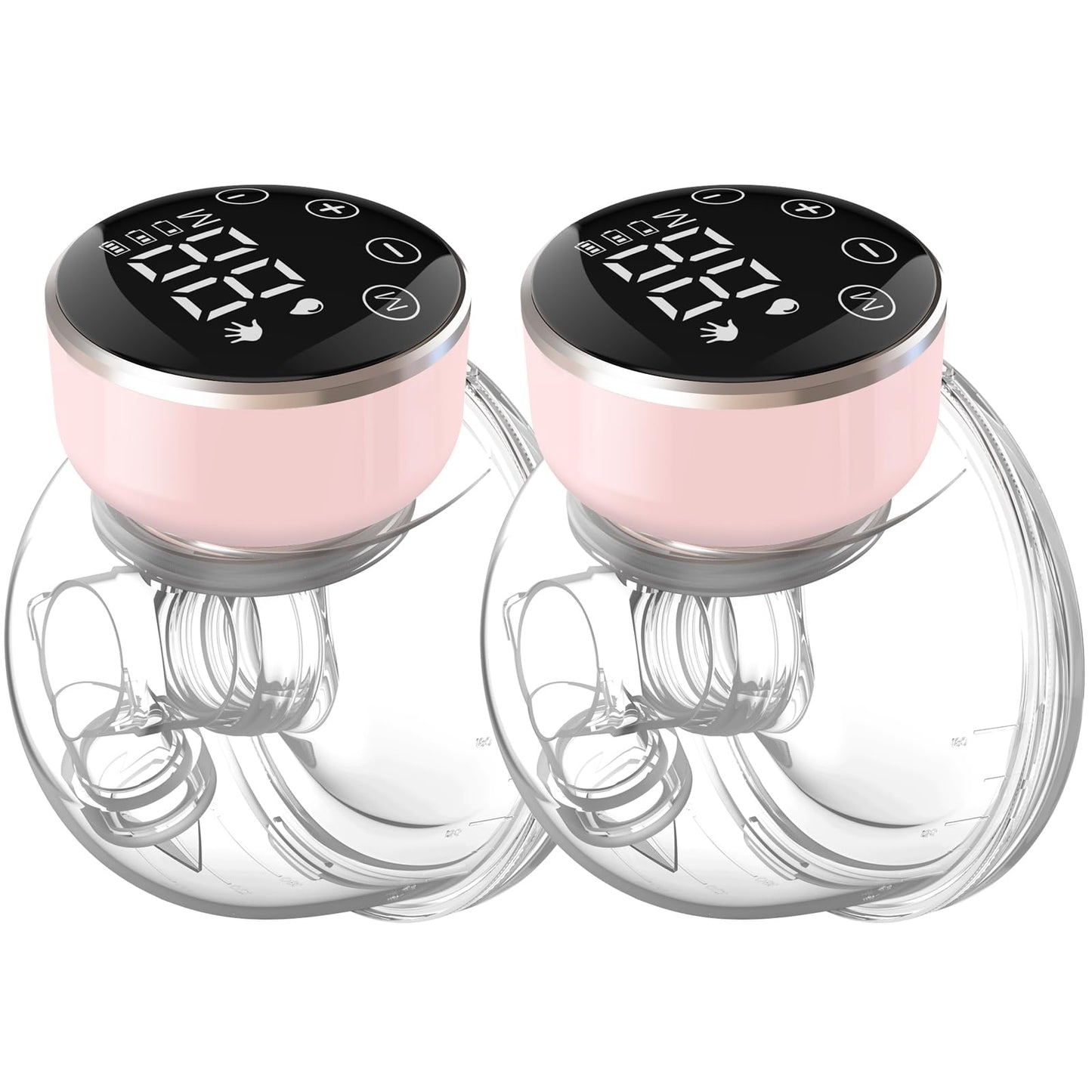 NaNaLazy Wearable Breast Pump Hands Free of Longer Battery Life & LED Display, Portable Electric Breast Pump with 3 Modes & 9 Le