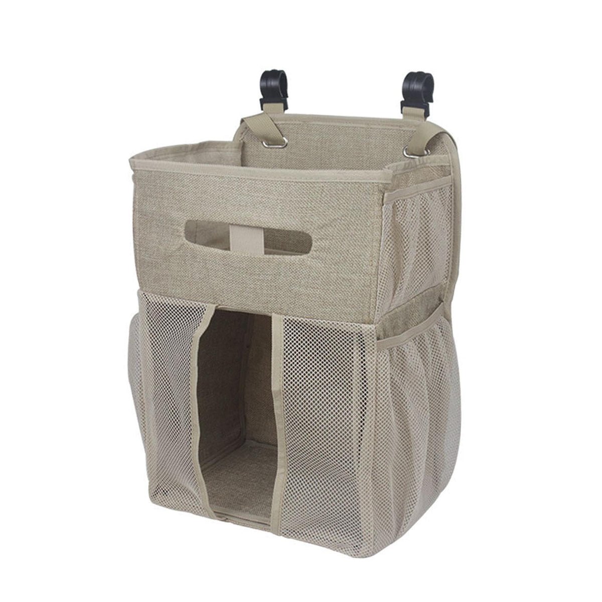 Enakshi (LABEL) Creations Bedside Storage Bag Essentials Bag Hanging Storage Bag for Newborn Baby Wall Khaki