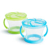 Munchkin Snack Catcher Toddler Snack Cups, 2 Count (Pack Of 1), Blue/Green