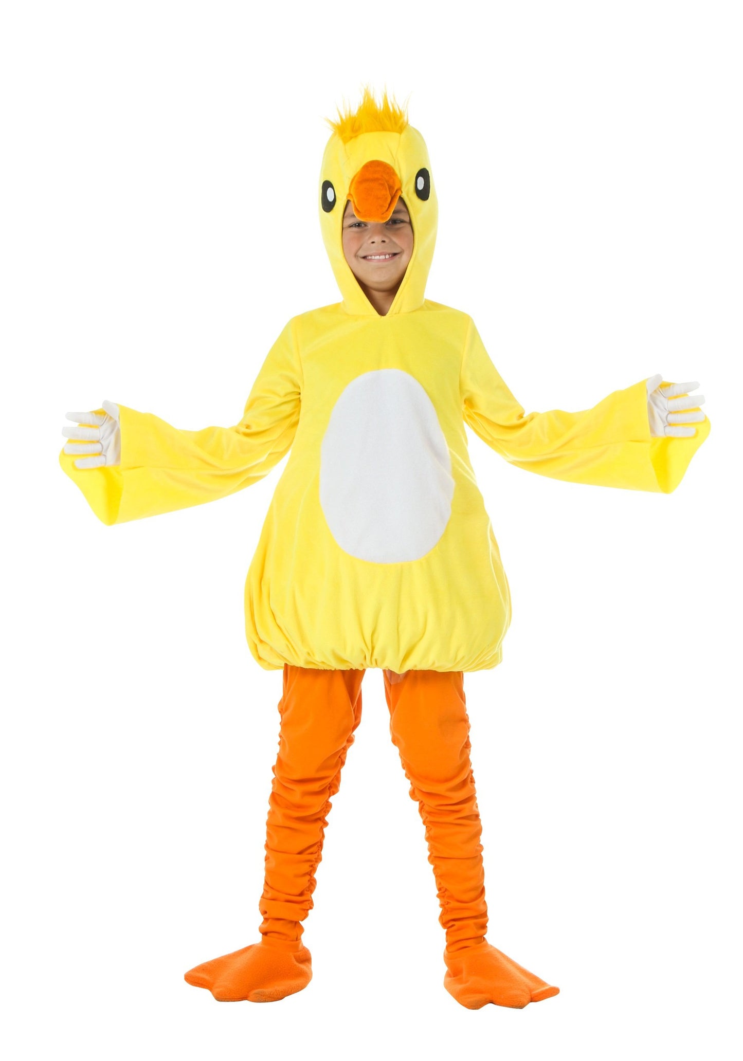 Fun Costumes Kids Yellow Duck Halloween Costume | Adorable Hooded Duck Tunic with Pants, and Booties for Dress-Up and Playtime