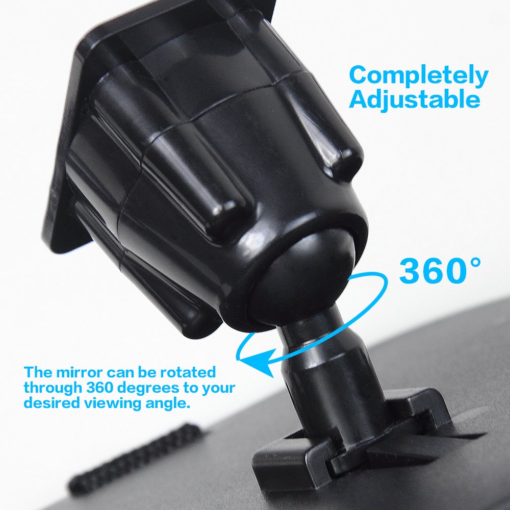 Shynerk Baby Car Mirror, Rear Facing Car Seat Mirror Safety For Infant Newborn, Baby Mirror With Wide Rearview & 360 Rotation, S