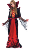 Spooktacular Creations Royal Vampire Costume For Girls Deluxe Set Halloween Gothic Victorian Vampiress Queen Dress Up Party-M(8-