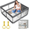 Fodoss Baby Playpen With Mat, Small Play Pen(47X47Inch), For Babies And Toddlers, Pen Apartment, Yard Baby, Fence Area Playyard