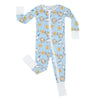 Little Sleepies Zippy Baby & Toddler Pajamas, Sleeper For Boys And Girls, Newborn Sleeper W/ 2-Way Zipper W/Mitten Cuffs, Made F