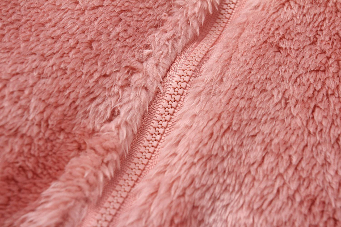 Babymine Toddler Girl Snowsuit Warm Fleece Romper Cute Cartoon Bear Hooded Footie Jumpsuit Pink For 0-12Month Toddler