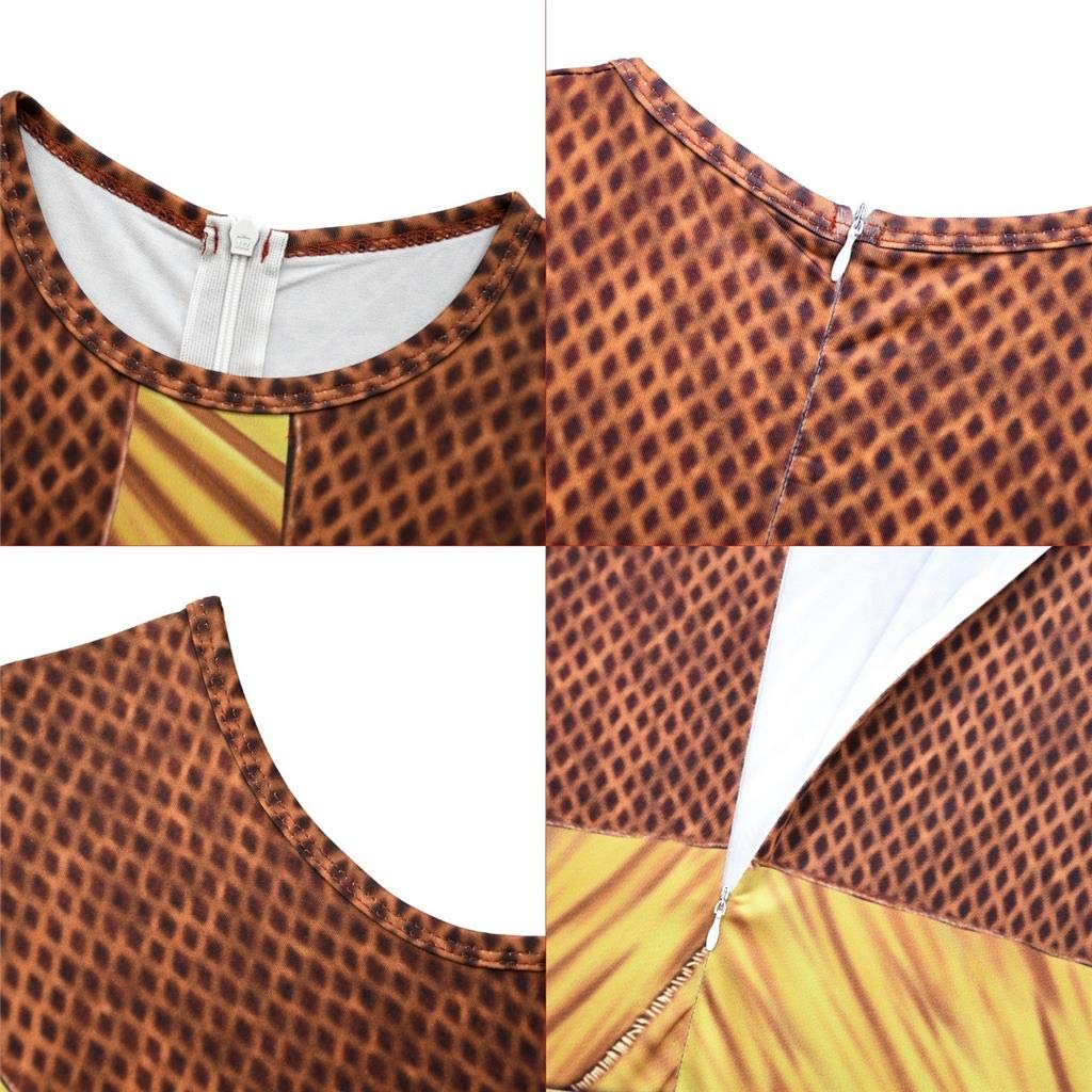 Dressy Daisy Little Girls Dragon Adventure Costume Warrior Outfits Halloween Fancy Party Dress Up Set C (Full Set, Jumpsuit With