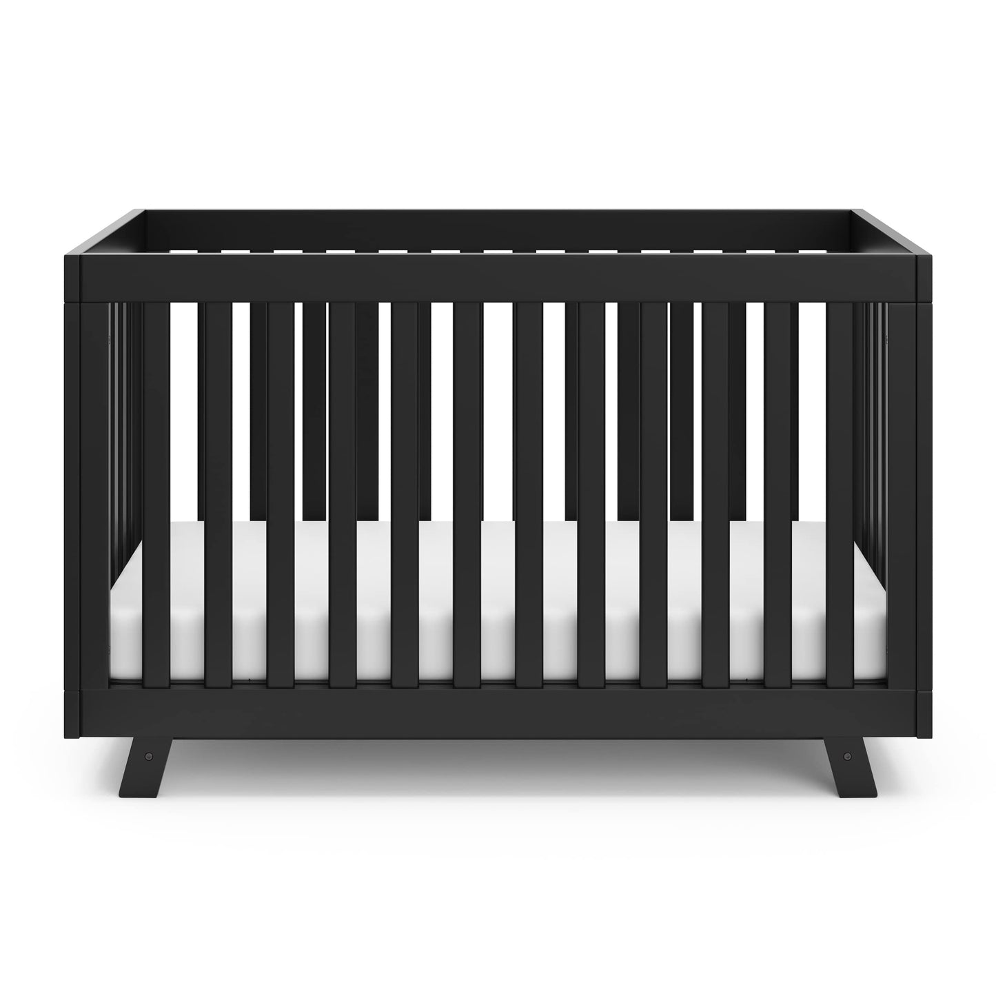 Storkcraft Beckett Convertible Crib (Black) - Converts From Baby Crib To Toddler Bed And Daybed, Fits Standard Full-Size Crib Ma