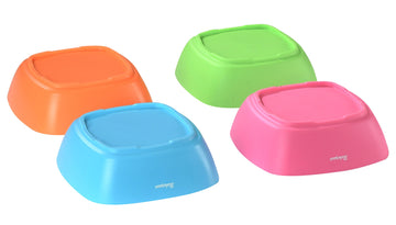 Bakerpan Silicone Bowls For Babies, Toddlers Bowls, Camping Bowls, Travel Bowls - Set Of 4 (Multi)