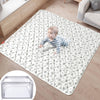 Premium Foam Baby Play Mat, 50''X50'' Playpen Mat, One-Piece Crawling Mat Non Slip Cushioned Mats For Babies, Infant And Toddler