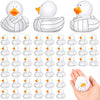 Deekin 50 Pcs Rubber Duck 2 Inch Bulk Sport Party Favors for Birthday Party Decorations Club Player Gift (Volleyball)