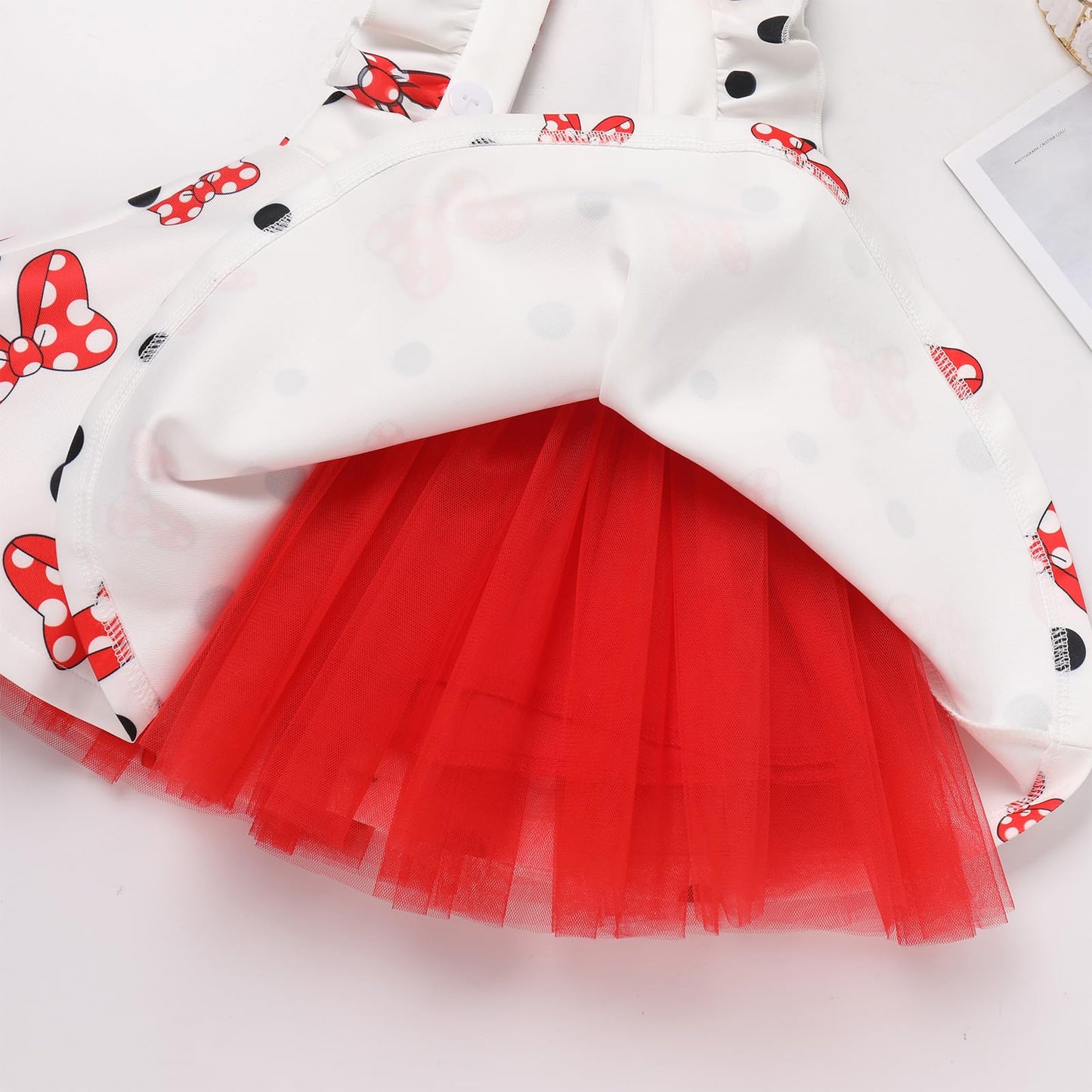 First Birthday Outfit Girl: Dress Up Clothes For Little Girls Newborn Princess T-Shirt Mini Tutu Suspender Bowknot Skirt Headban
