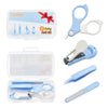 Yeeeasy Baby Nail Clippers Kit Baby Grooming Set With Nail Clippers, Scissors, Nail File & Tweezers Baby Care Kit Fingernail Cut