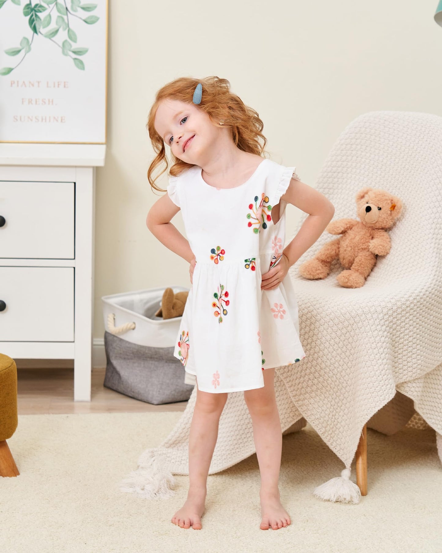 40 Pcs 2.2 In Baby Hair Clips For Girls Handmade Floral Print Snap Hair Clips Non-Slip Wrapped Toddler Hair Clips Hair Accessori