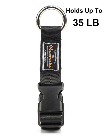 Stroller Hook By Pacmaxi, 2 Pack Multi Purpose Organizer Hooks Clip For Stroller, Wheelchair, Rollator, Walker (Black)