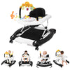 Refoerebabe Baby Walker With Wheels, 5 In 1 Baby Walkers For Boys Girls 6-12 Months, Foldable Walker Baby With Bouncer & Feeding