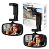 KERHAND 360-Degree Baby Car Mirror for Rear-Facing Seats,Kids Safety Mirrors with Tool-Free Installation,Kids Rear View Mirror B