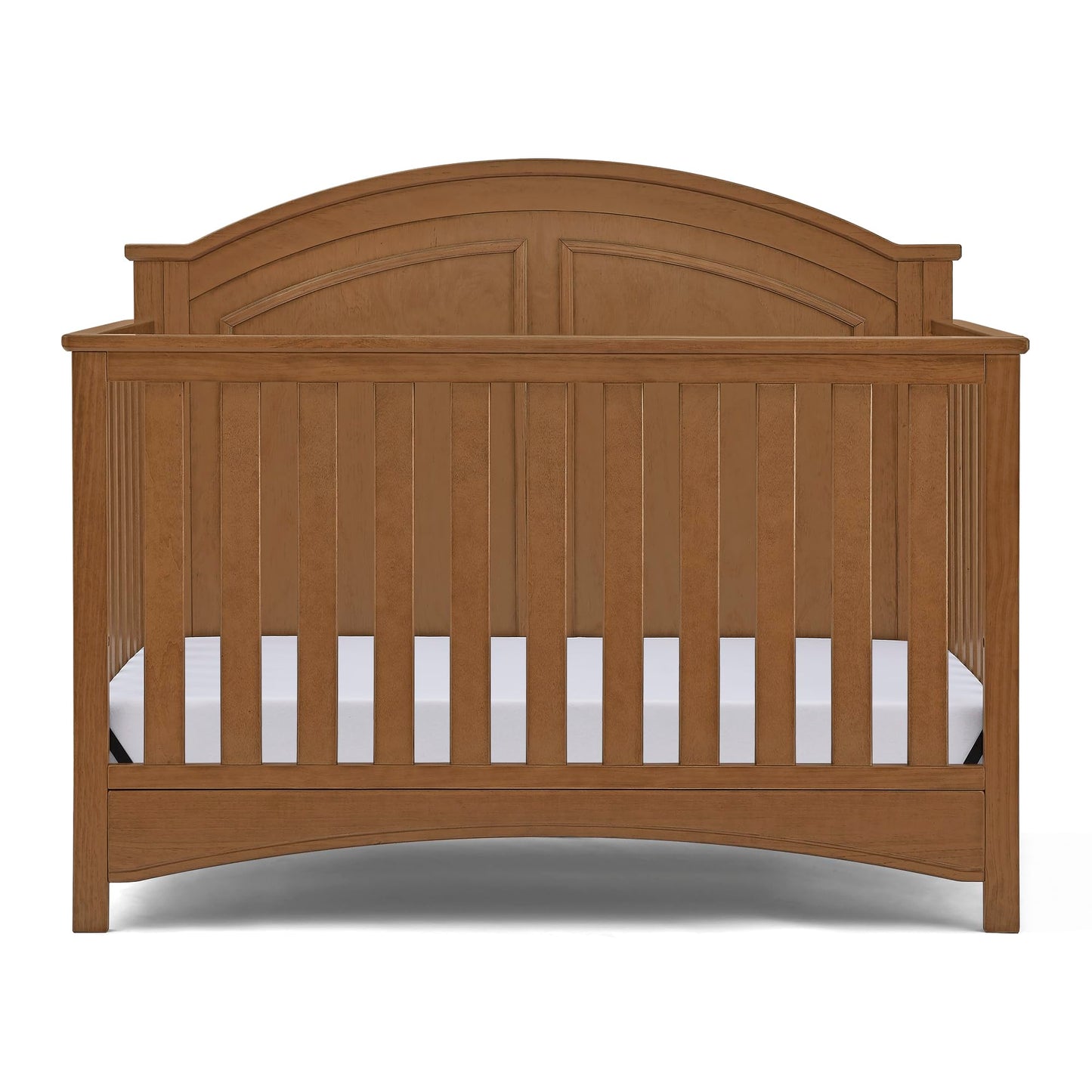 Delta Children Perry 6-In-1 Convertible Crib - Greenguard Gold Certified, Chestnut