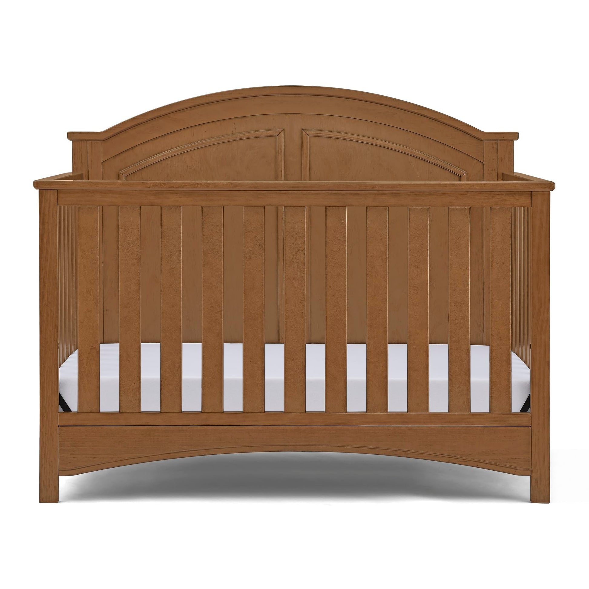 Delta Children Perry 6-In-1 Convertible Crib - Greenguard Gold Certified, Chestnut