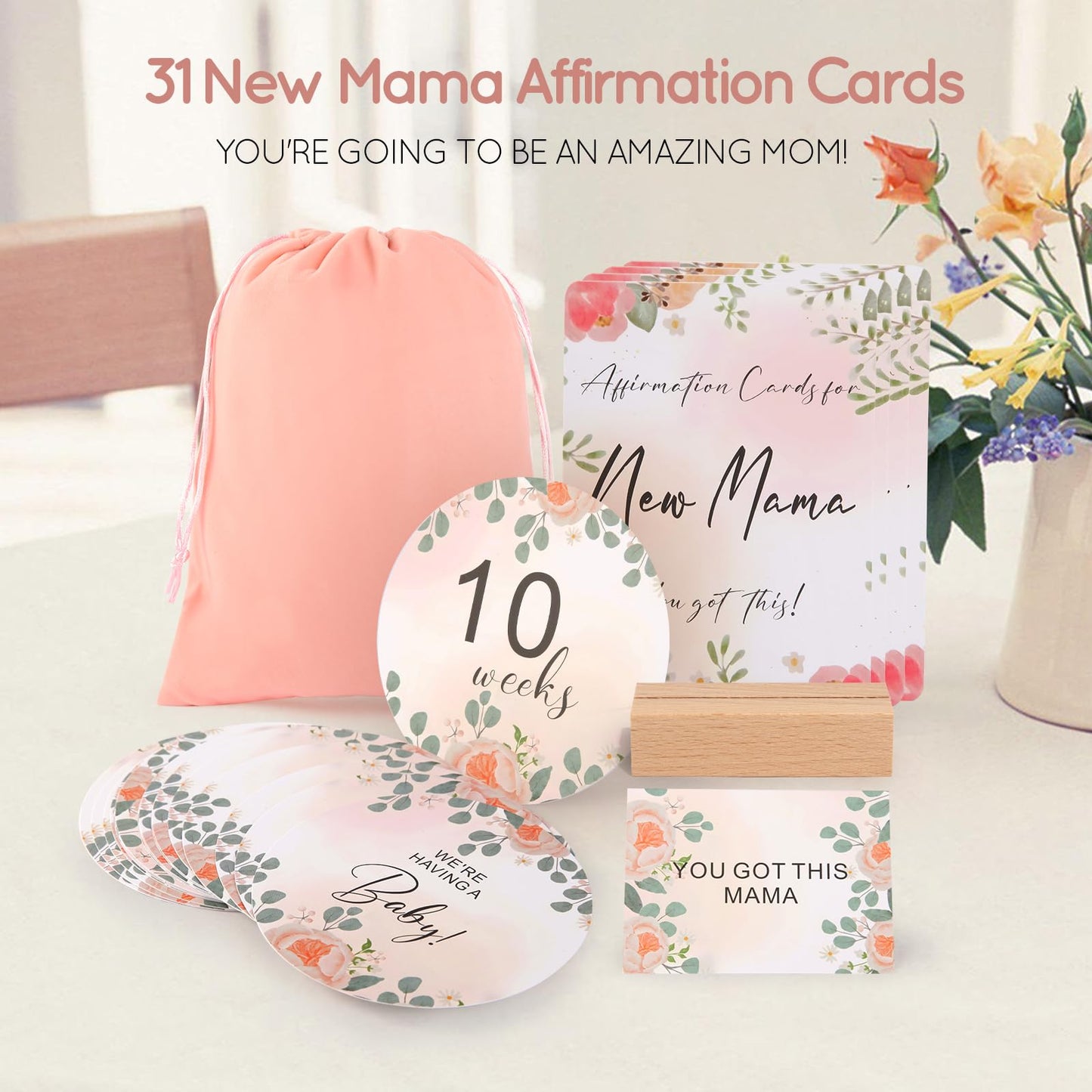 Lokaheadr 1St Trimester Pregnancy Gift Box For Expecting And First Time Moms, Gift Basket For Pregnant Women, Pregnant Mom Box,