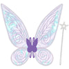Fairy Wings For Adults,Butterfly Wings For Girls,Angel Wings,Fairy Costume For Women Halloween Dress Up Party Favor (Purple)
