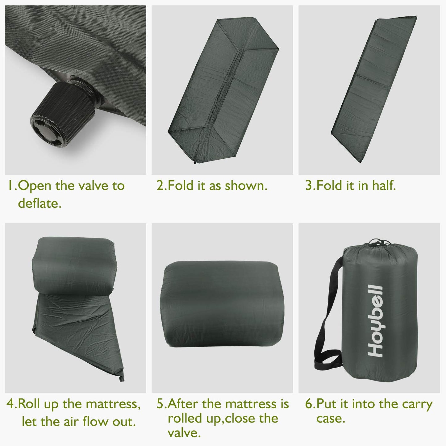 Hoybell Hexagon Playpen Mat, Compatible With Pop N Go Baby Playpen, 59 Inch Self Inflating Mattress Pad, Portable And Comfortabl