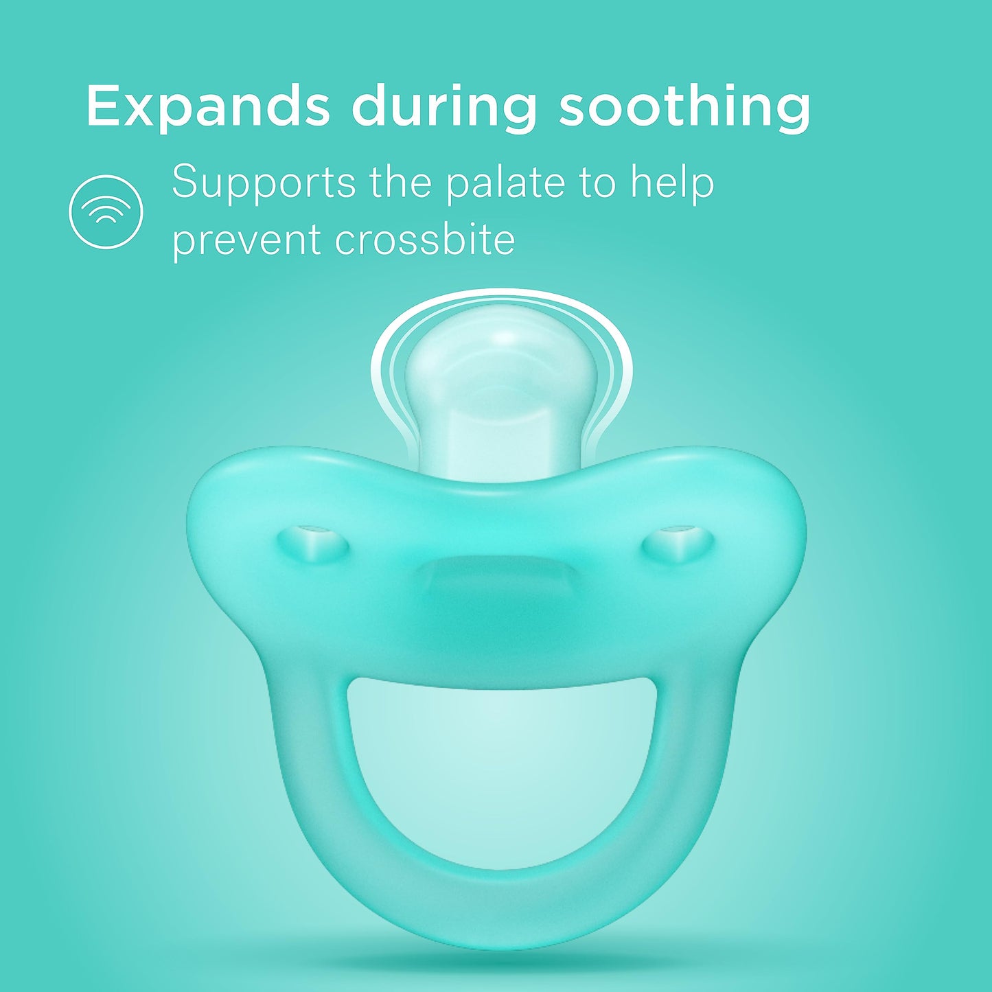 Smilo Newborn Baby Pacifier With Sterilization Box - 2 Pack Of Orthodontic Pacifiers For Babies From 0-2 Months - Expands To Sup