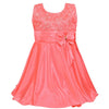 Wish Karo Baby Girls Dress (Fe2644Pch_Peach_12Yrs)