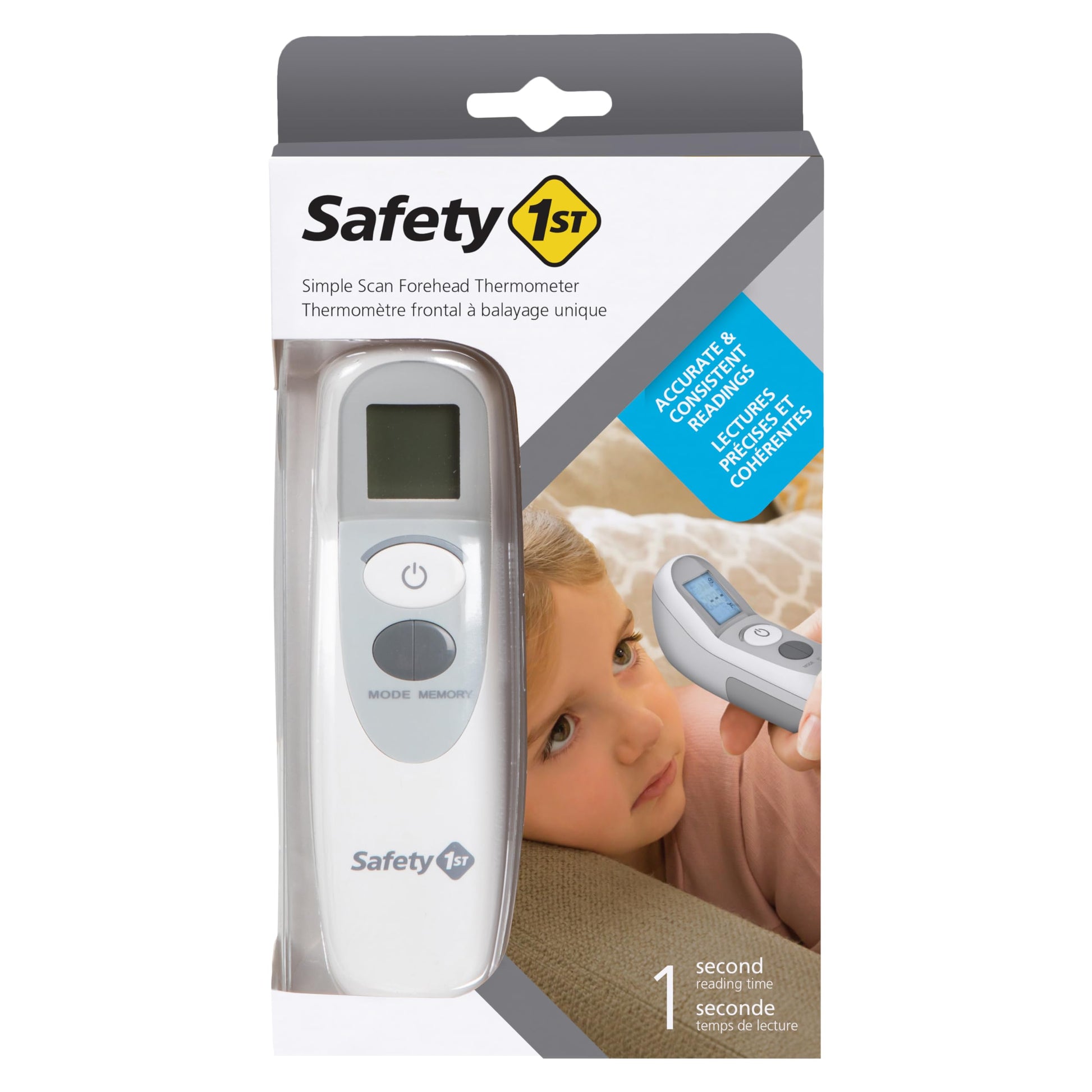 Safety 1St Simple Scan Forehead Thermometer, Grey